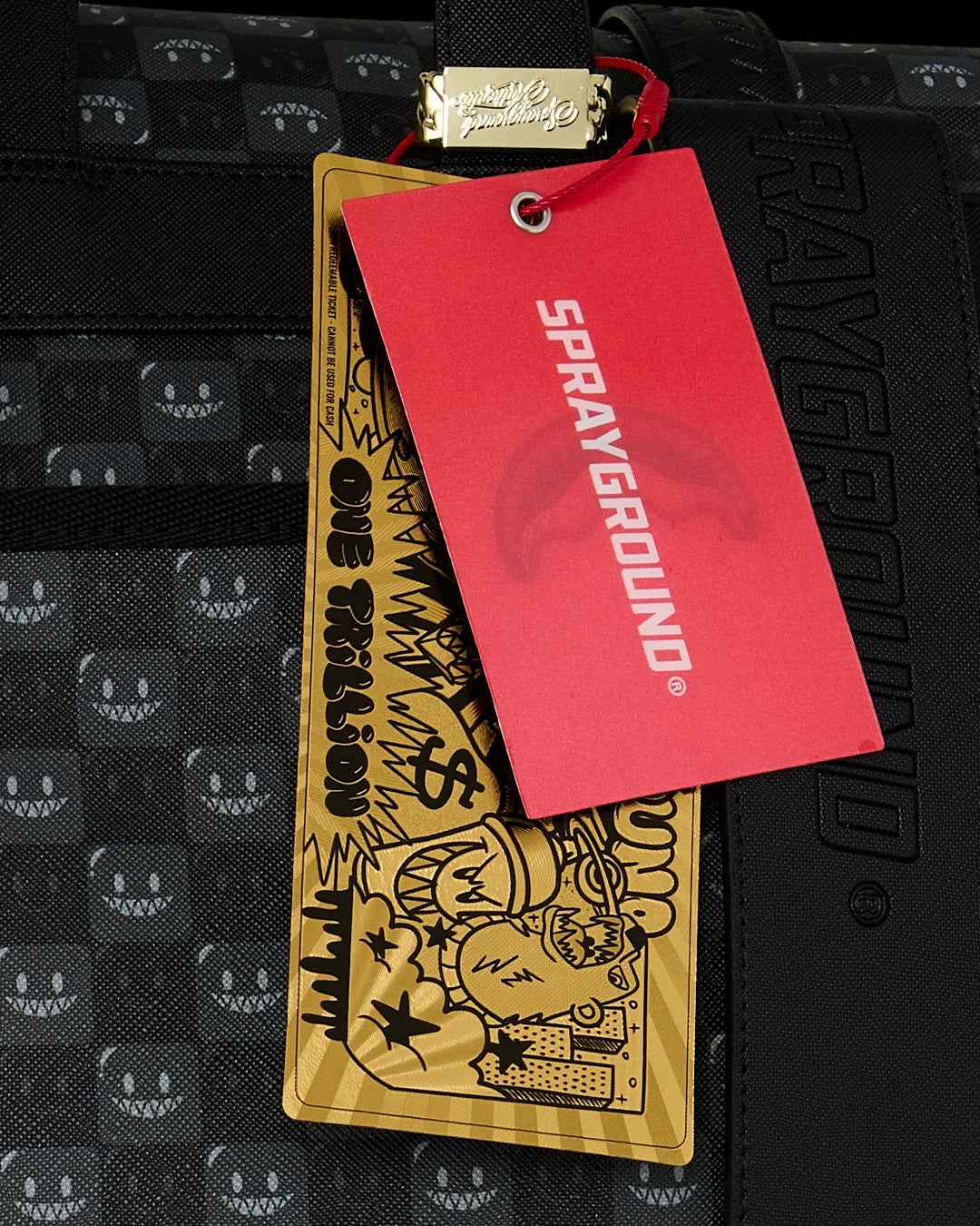 Zaino Sharks In Paris WTF Bubbly Black Check Monte Carlo Sprayground