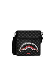 Borsa a tracolla Sharks In Paris WTF Bubbly Black Check Sprayground