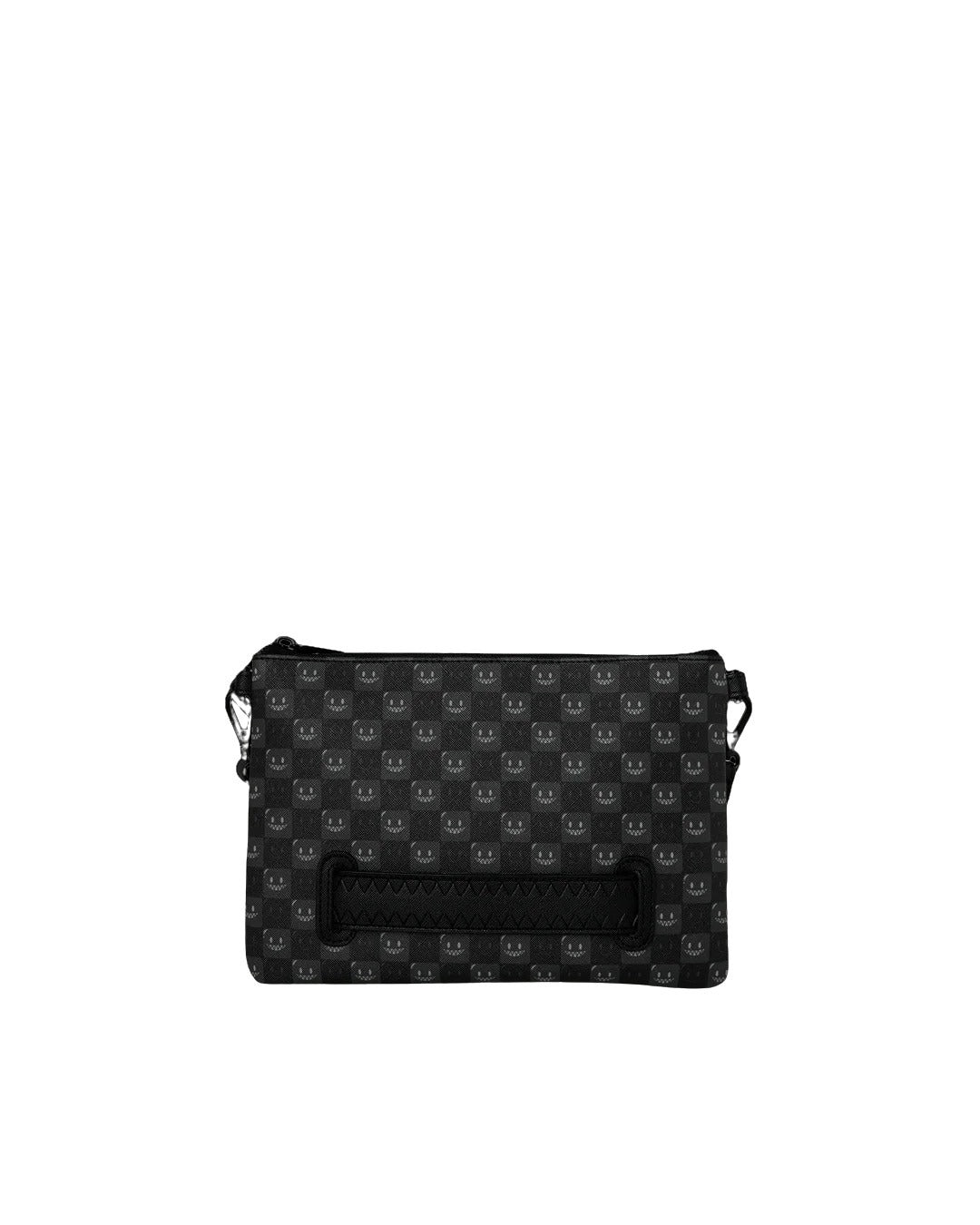 Pochette a tracolla Sharks In Paris WTF Bubbly Black Check Sprayground