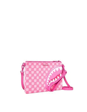 Umhängetasche Pink New Check Faces Sprayground