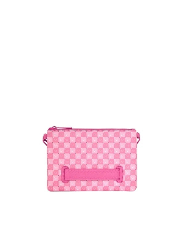 Umhängetasche Pink New Check Faces Sprayground