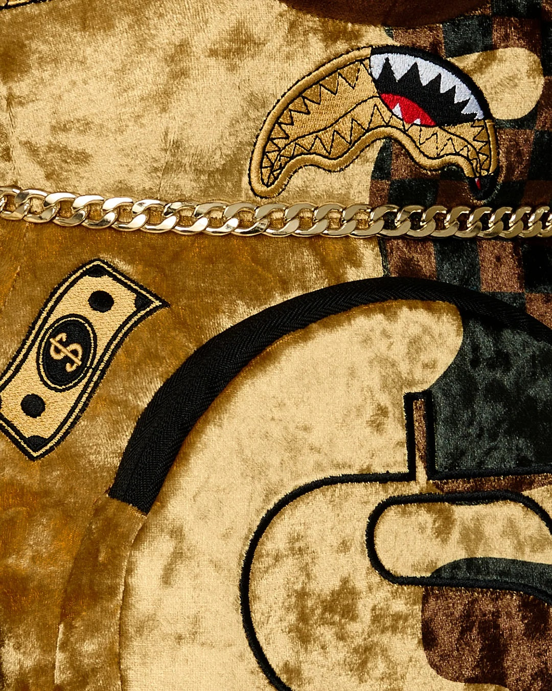 Zaino Sharks In Paris Gold Drip Moneybear Sprayground