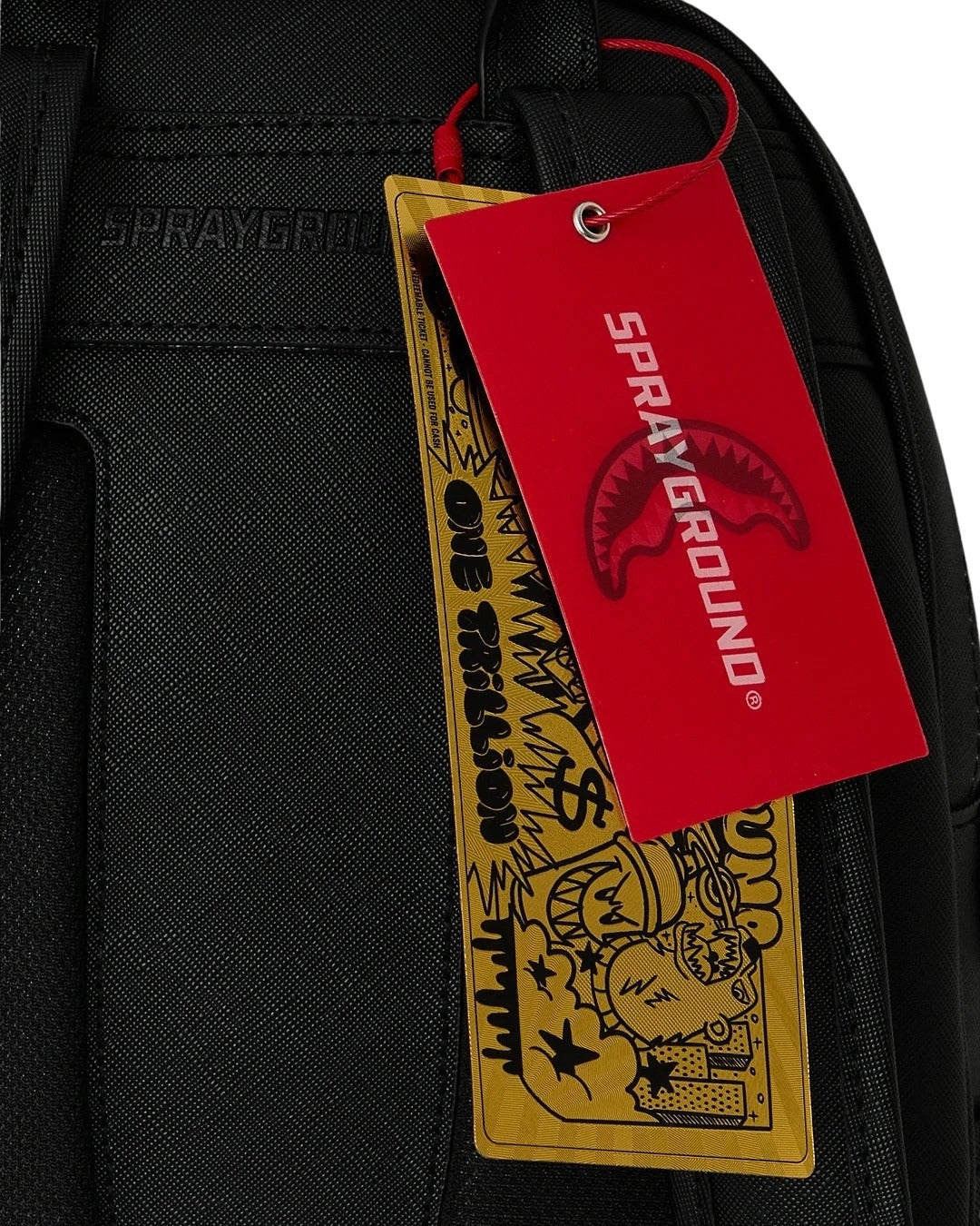 Zaino Center Rip Revealing Gray Check Sprayground