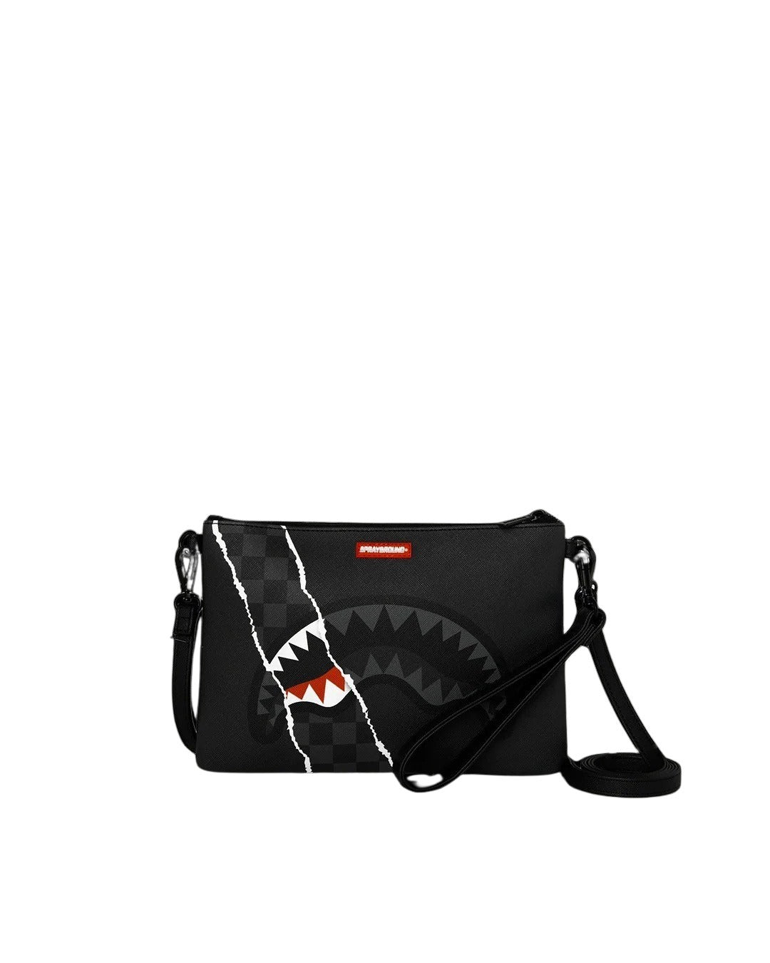 Pochette a tracolla Center Rip Revealing Gray Check Sprayground
