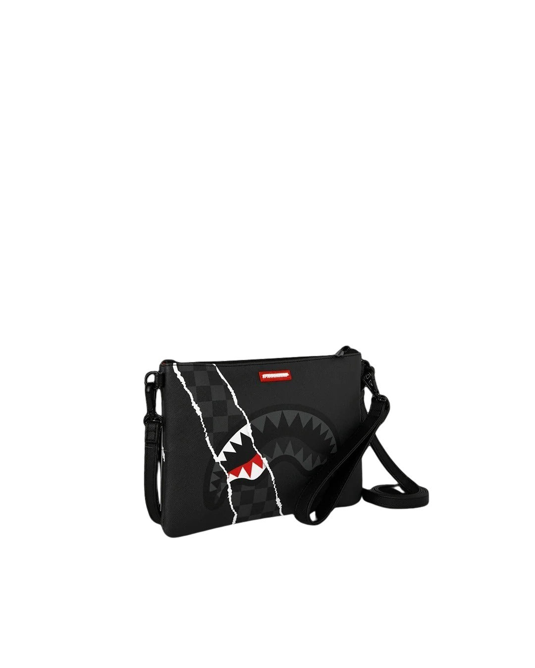 Pochette a tracolla Center Rip Revealing Gray Check Sprayground