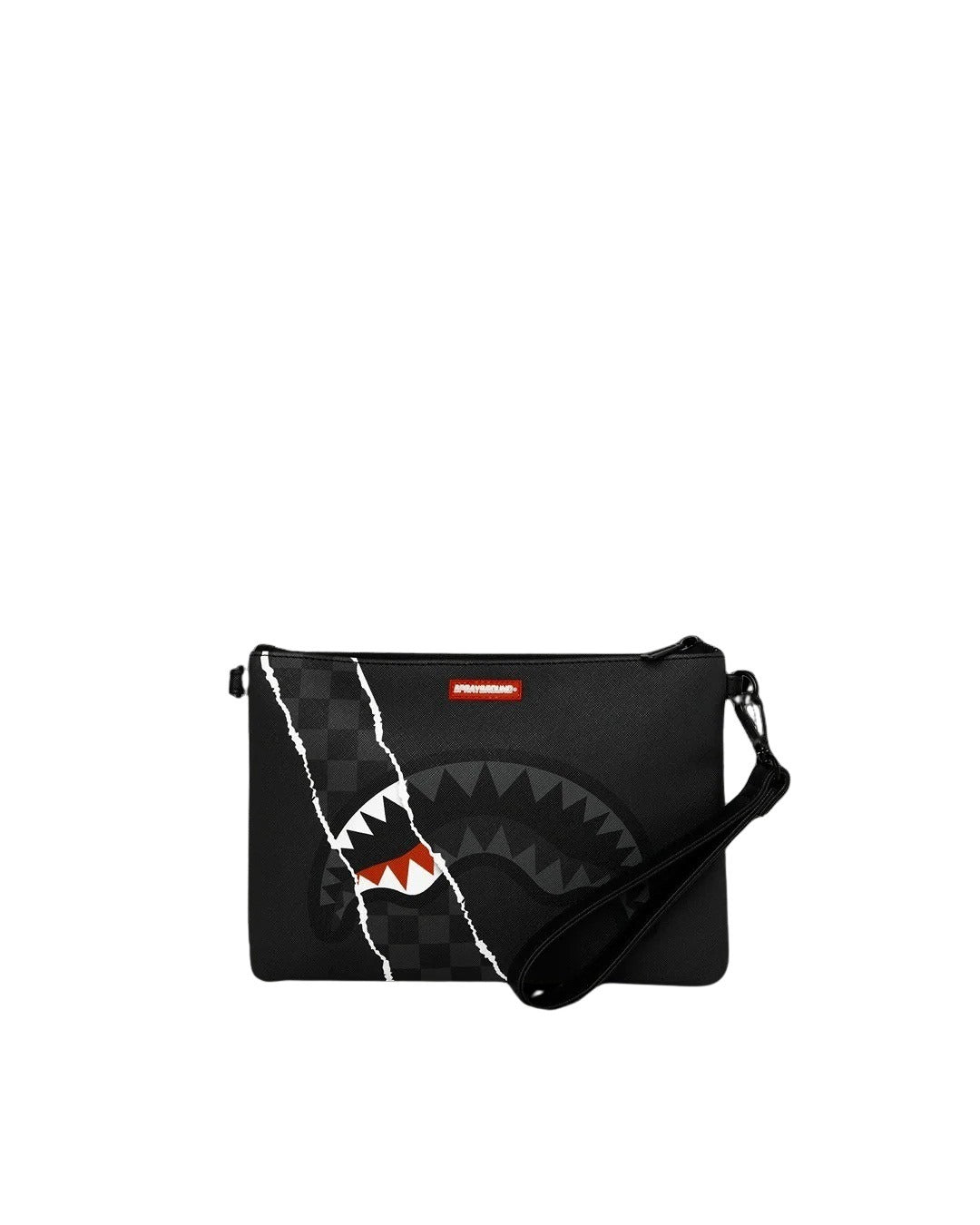 Pochette a tracolla Center Rip Revealing Gray Check Sprayground