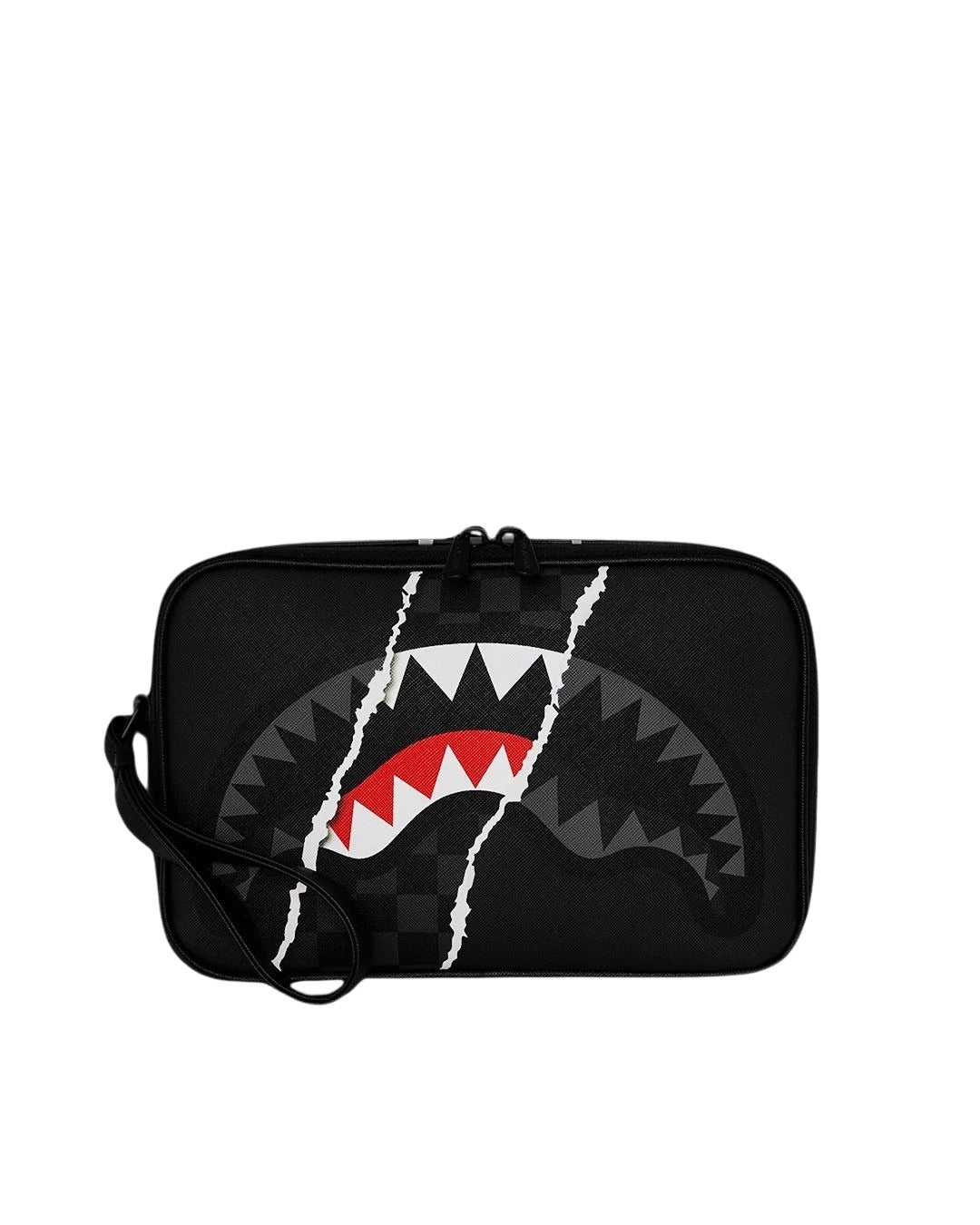 Pochette Center Rip Revealing Gray Check Sprayground