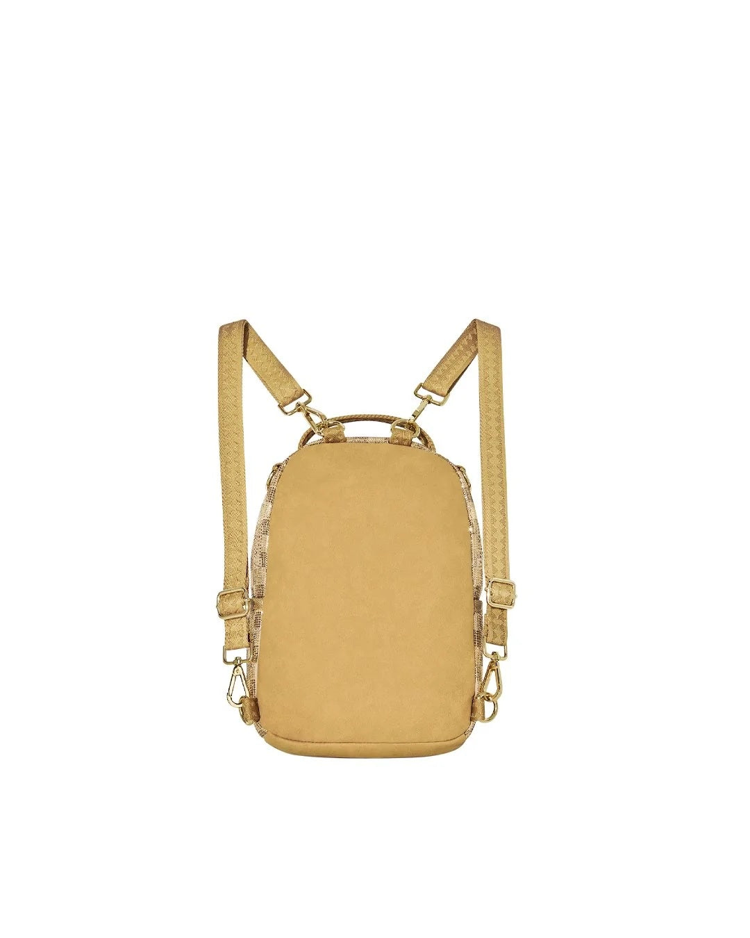 Sprayground Trinity 2-Tone Gold Mini Backpack