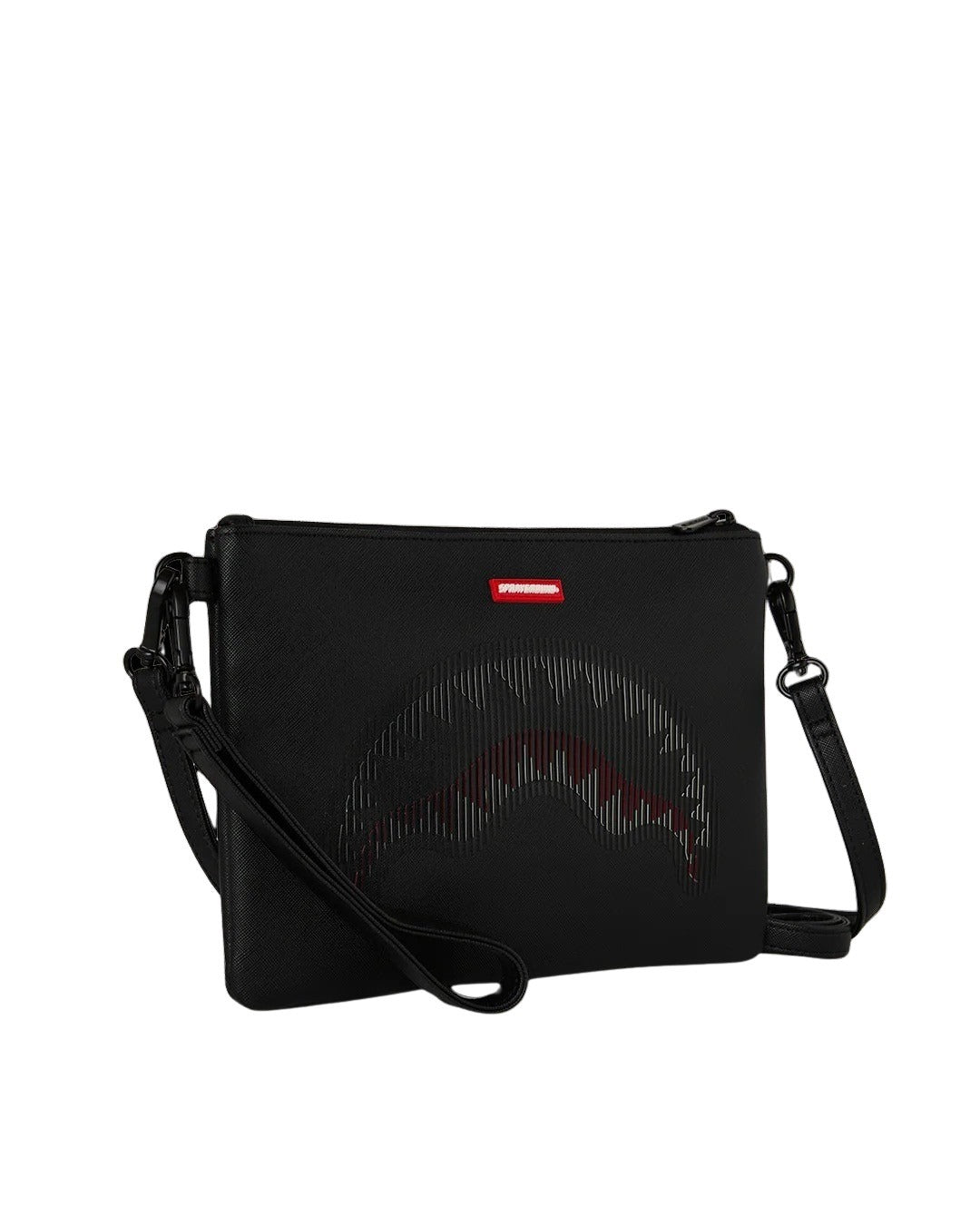 Sprayground Disappearing Shark Crossbody Pouch