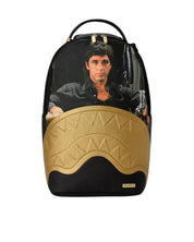 Scarface Gold Embossed Sprayground Backpack
