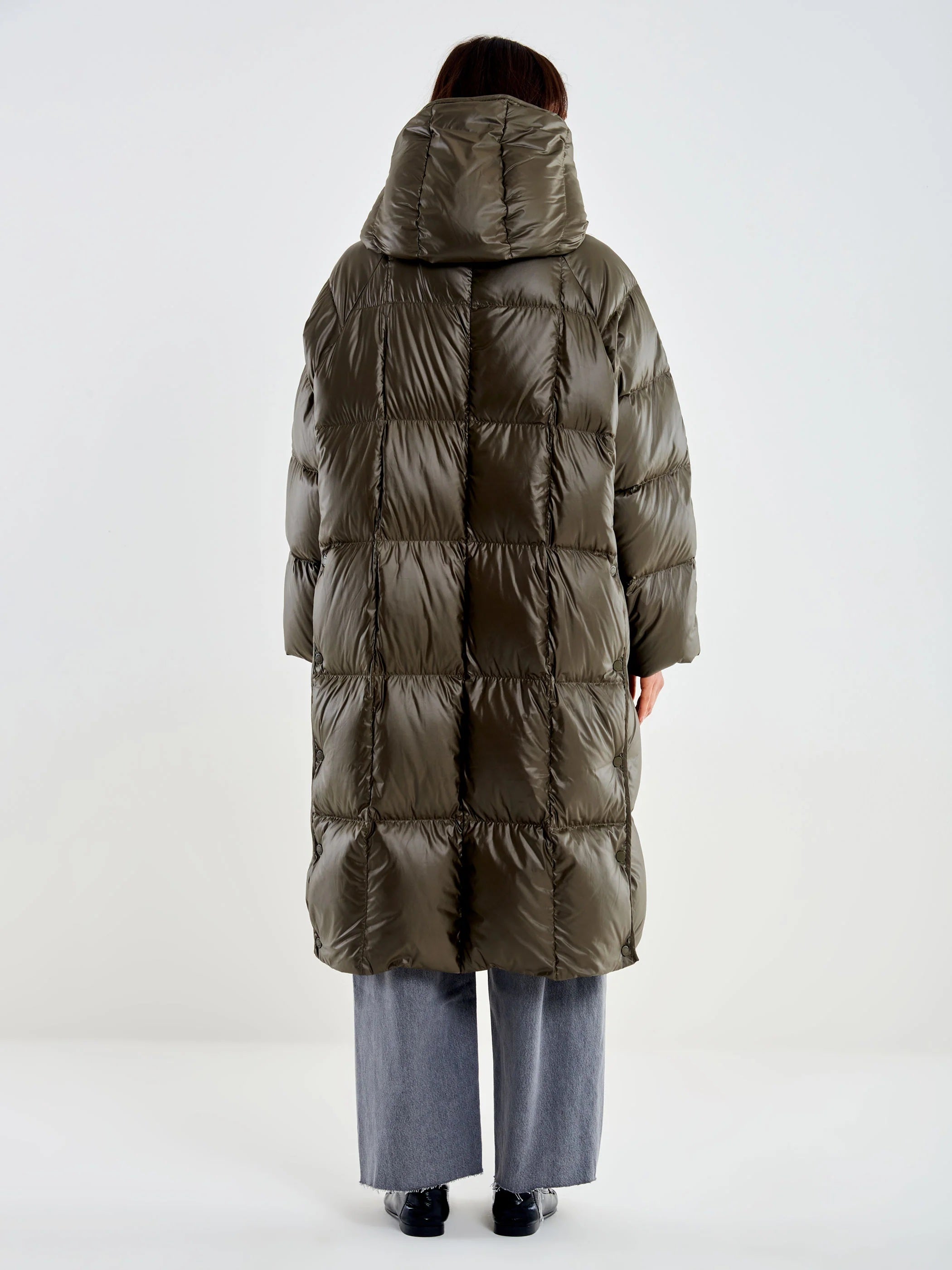 Piumino lungo maxi collo Vicolo