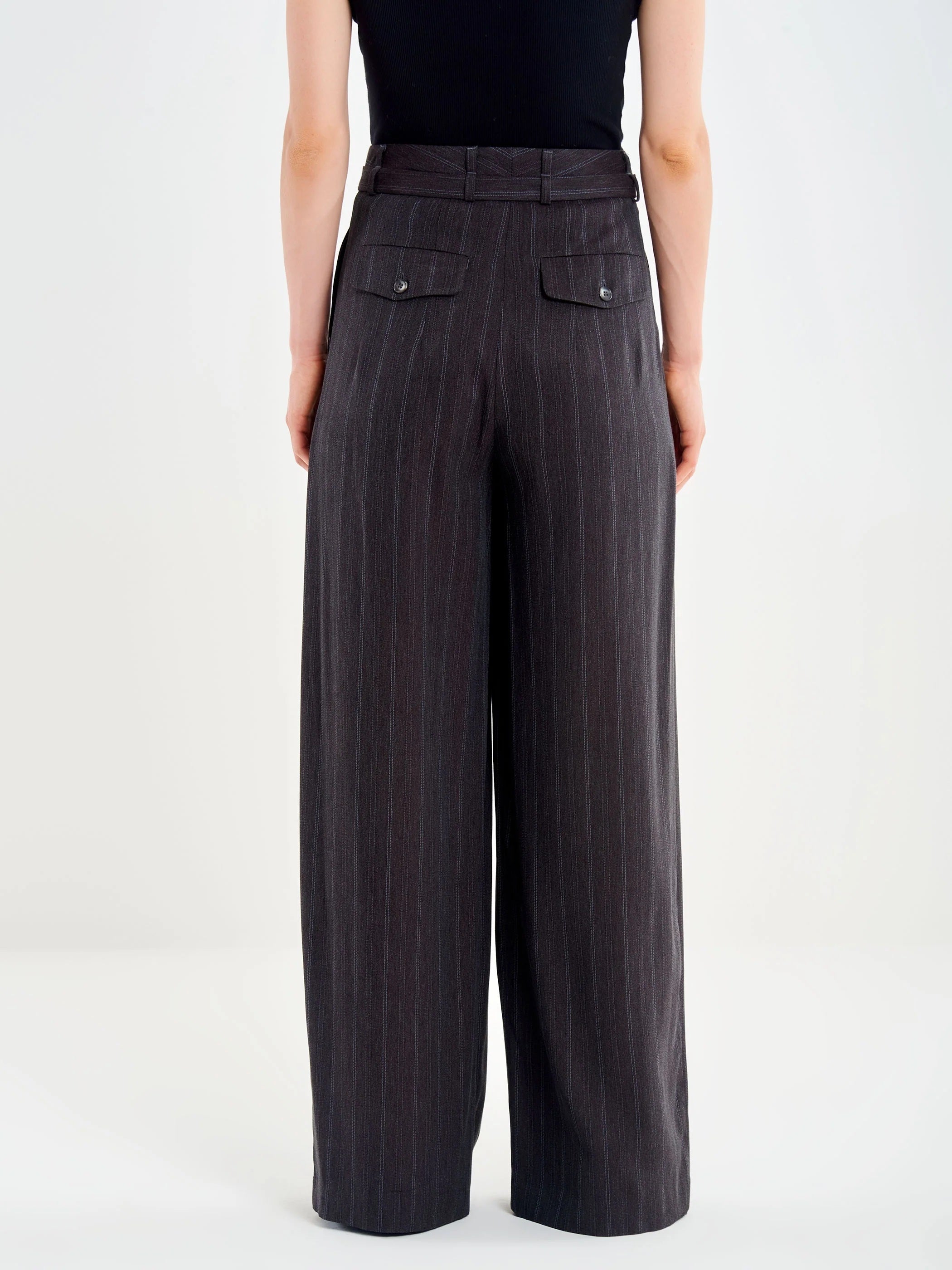 Pantalone Palazzo con Pinces Vicolo