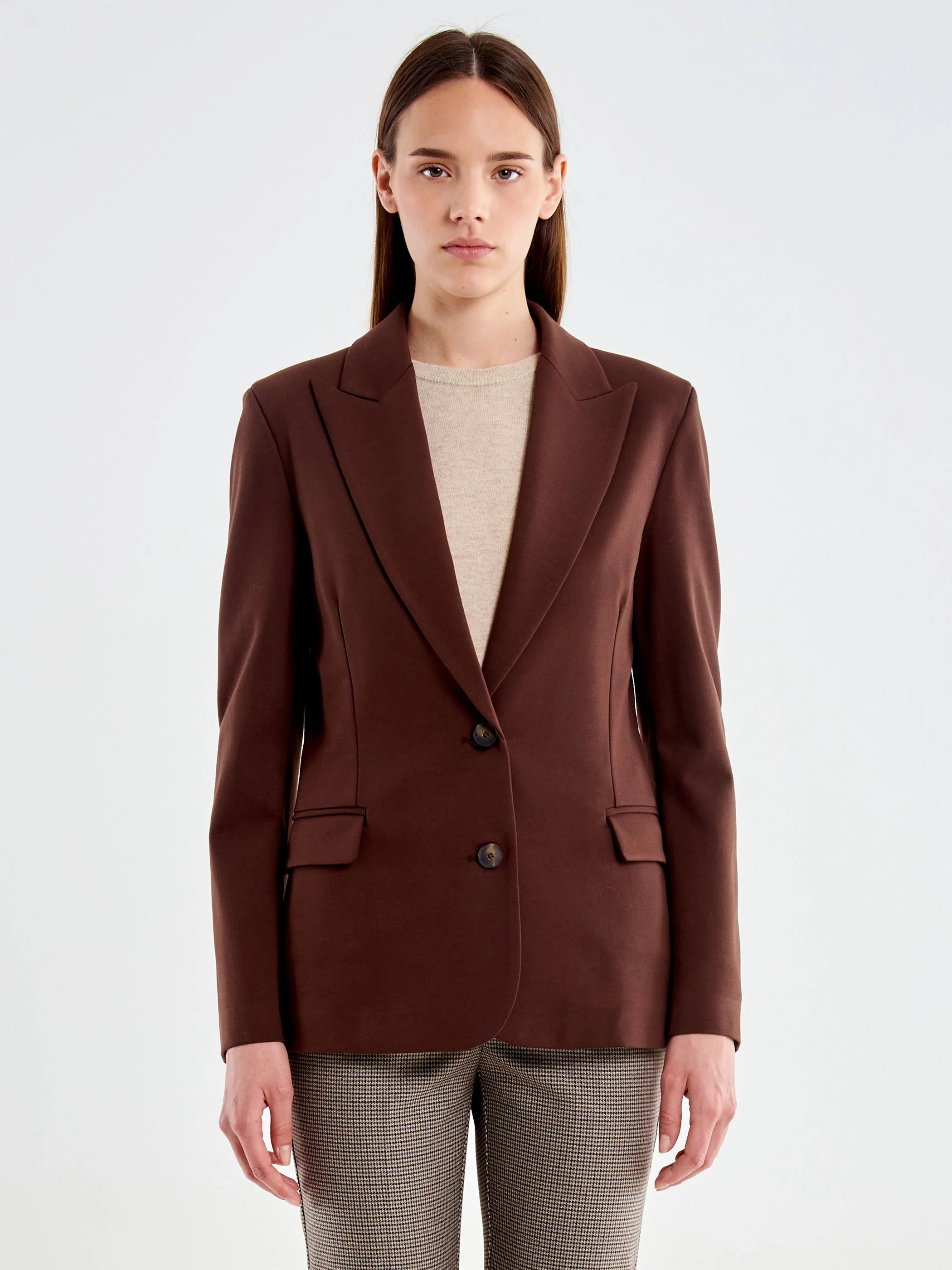 Taillierter Blazer aus Ponti-Stoff Vicolo