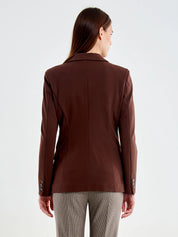 Taillierter Blazer aus Ponti-Stoff Vicolo