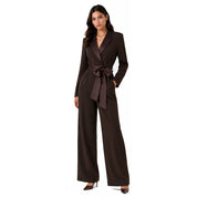 Elegant jumpsuit with belt
