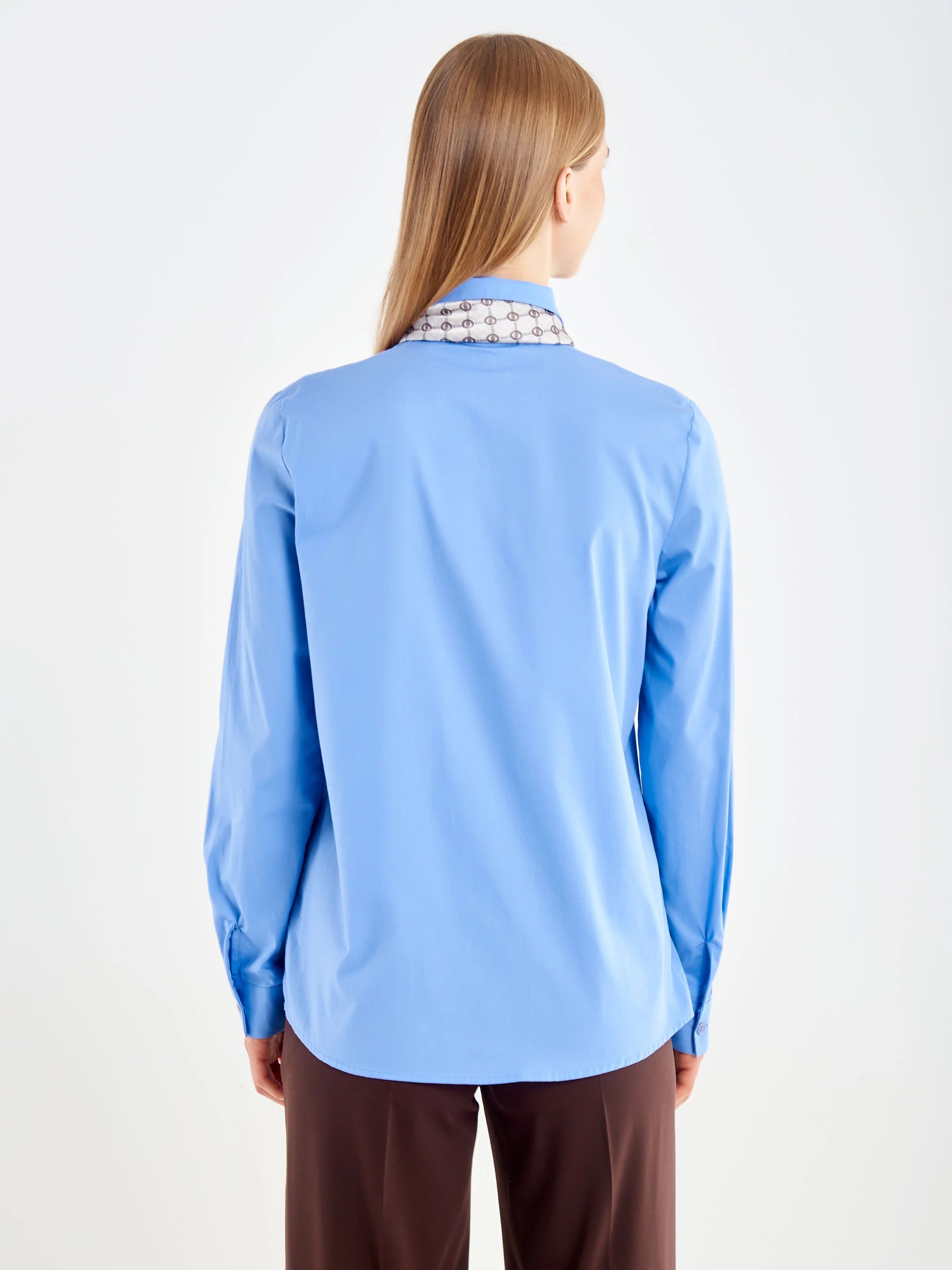 Vicolo Pussy-Bow Blouse with Clip