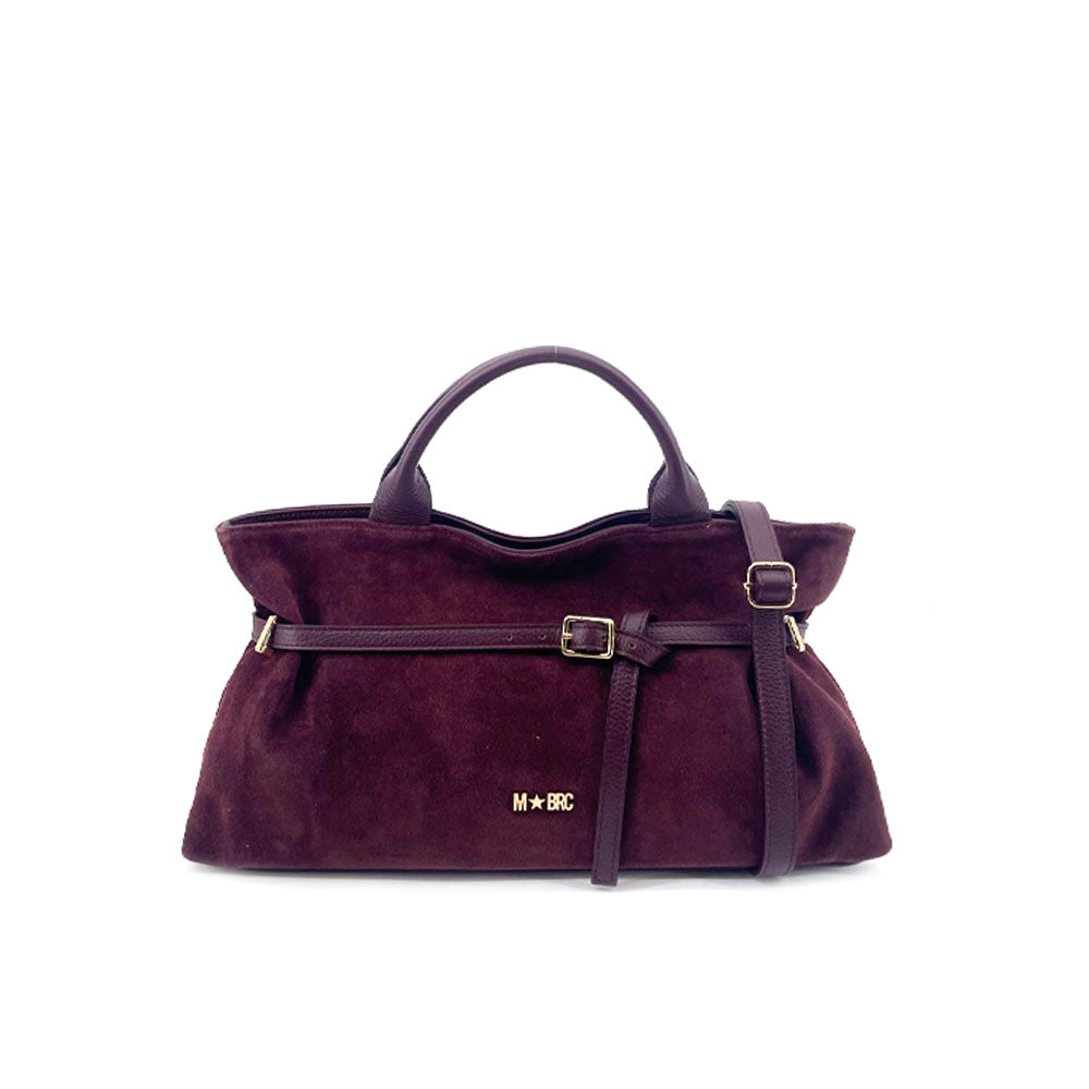 Borsa a mano Alexia in suede M*Brc