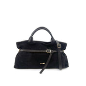 M*Brc Alexia suede handbag