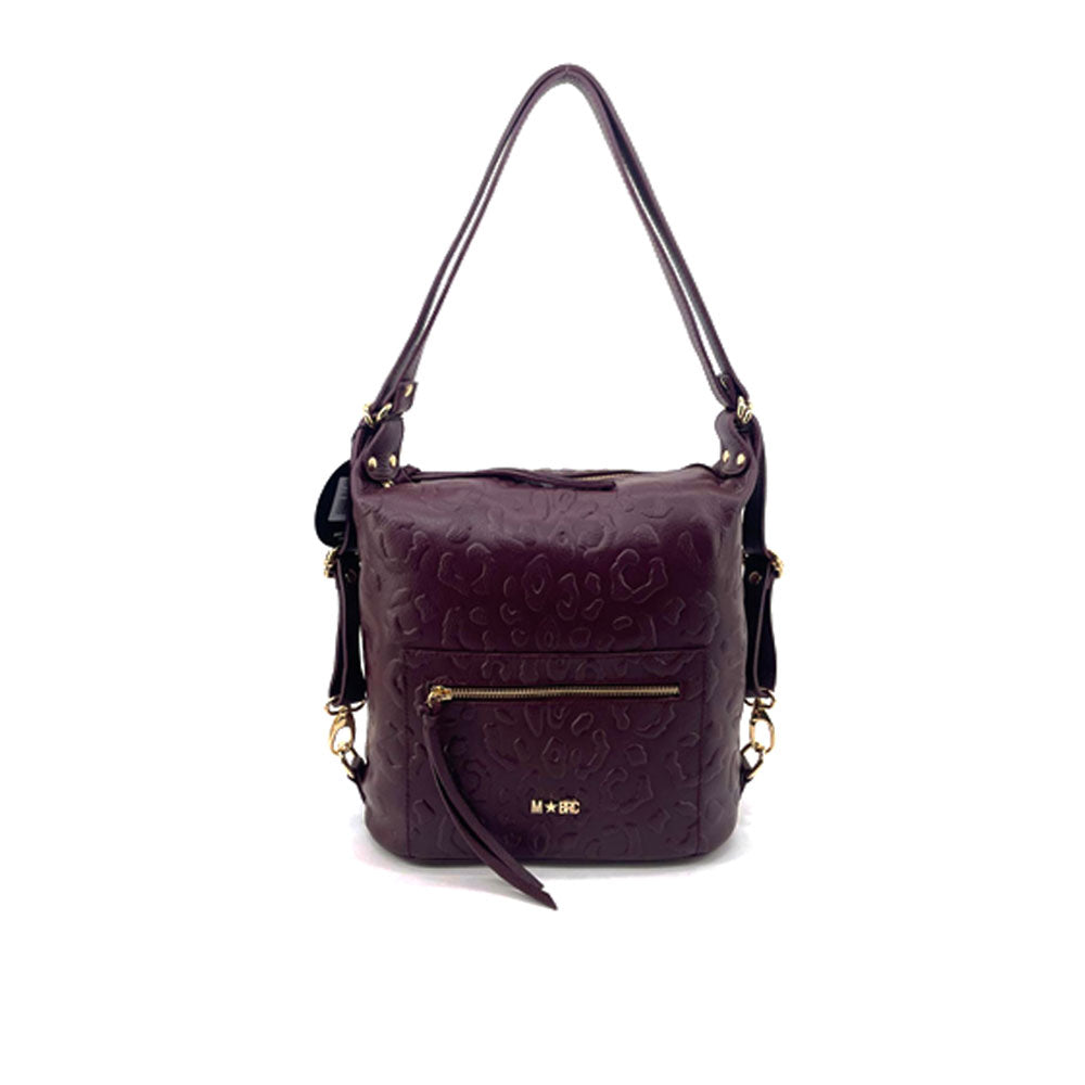 Borsa/Zaino Print in pelle M*Brc