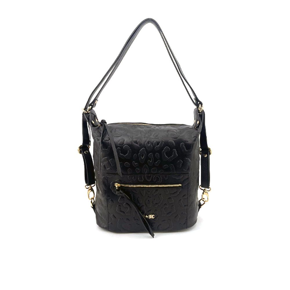 Borsa/Zaino Print in pelle M*Brc