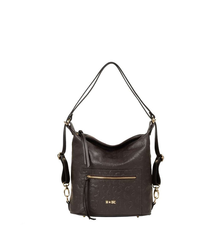 Borsa/Zaino Print in pelle M*Brc