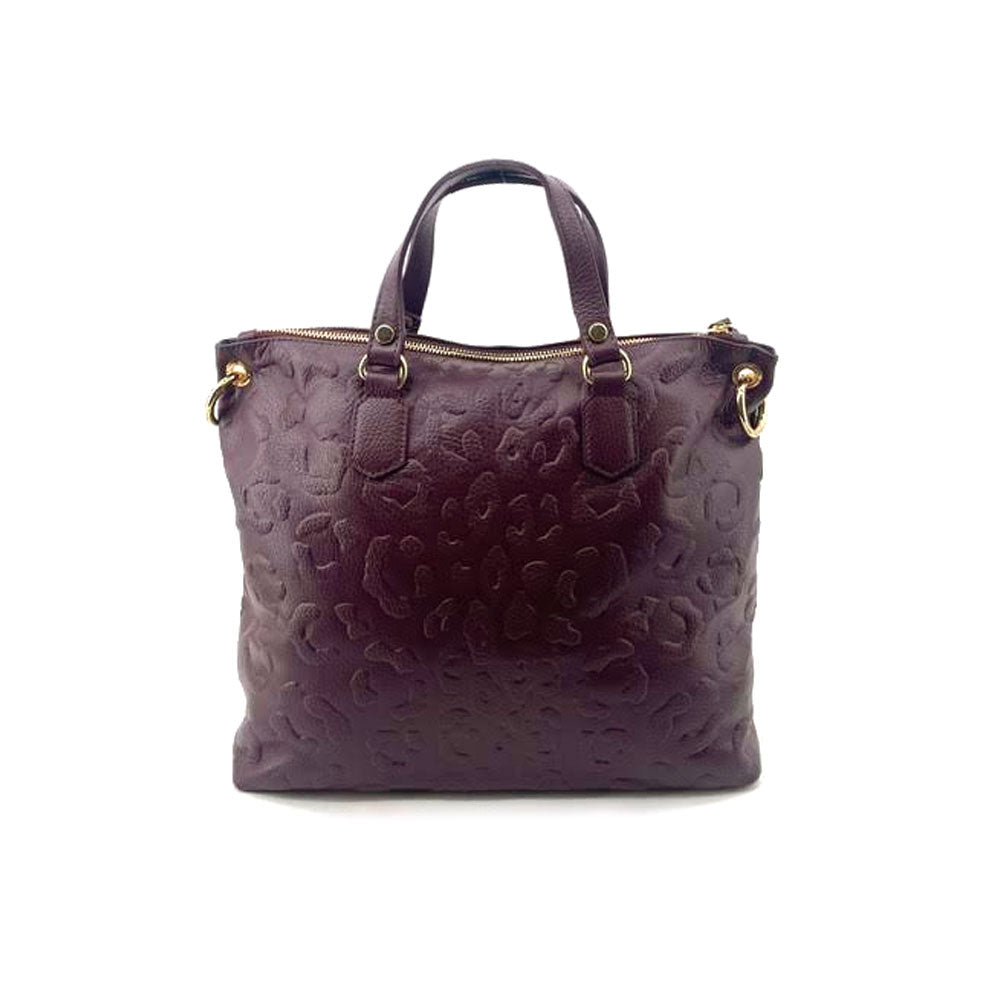 Borsa a mano Print in pelle M*Brc