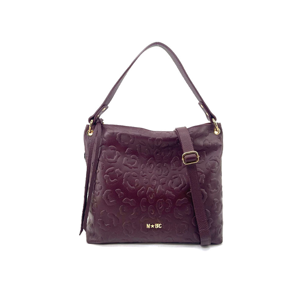 Borsa a spalla Print in pelle M*Brc