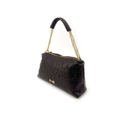 M*Brc Print Leather Shoulder Bag