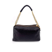 M*Brc Print Leather Shoulder Bag