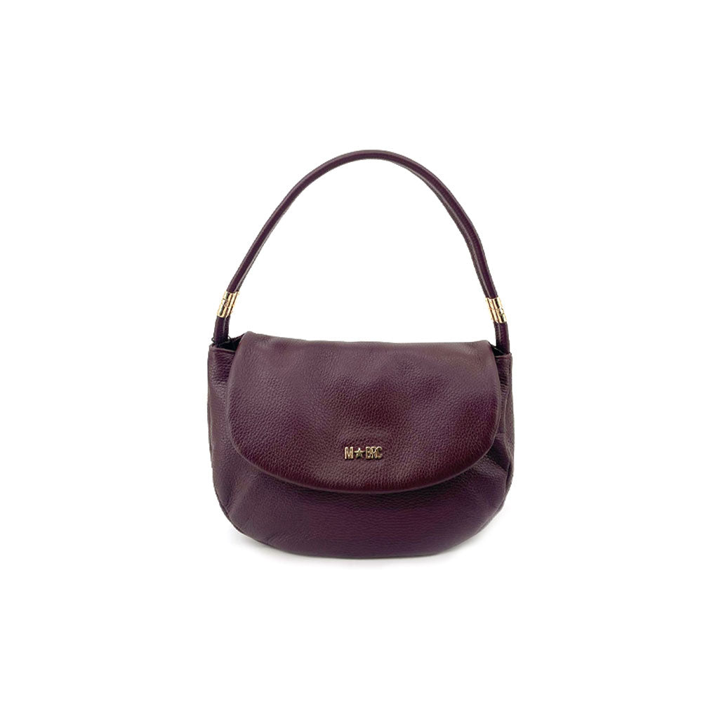 M*Brc Leather Tubular Shoulder Bag