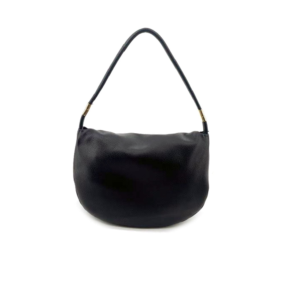 M*Brc Leather Tubular Shoulder Bag