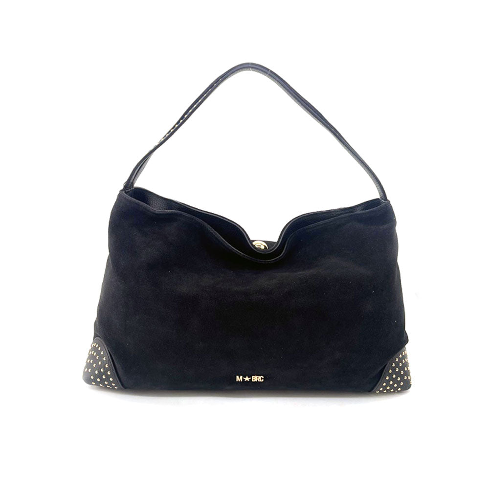 Borsa a spalla Chiodi in pelle M*Brc