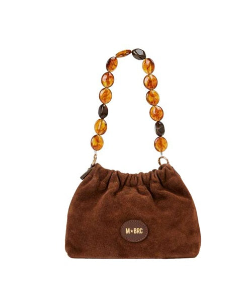Borsa a spalla Stone in camoscio M*Brc