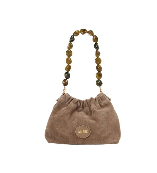 Borsa a spalla Stone in camoscio M*Brc