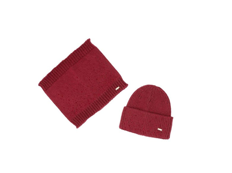 M*Brc Maglieria Neck Warmer and Hat Set