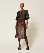 Twinset sequined crew-neck blouse