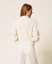 Maglia in misto alpaca jacquard Twinset