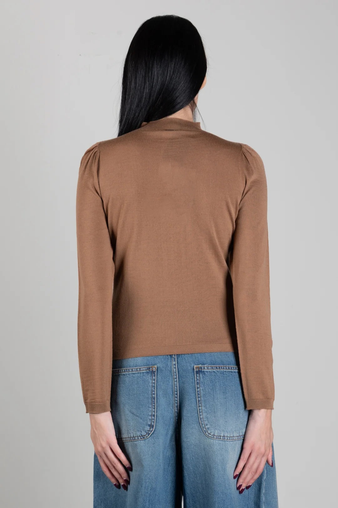 Twinset mock-neck top