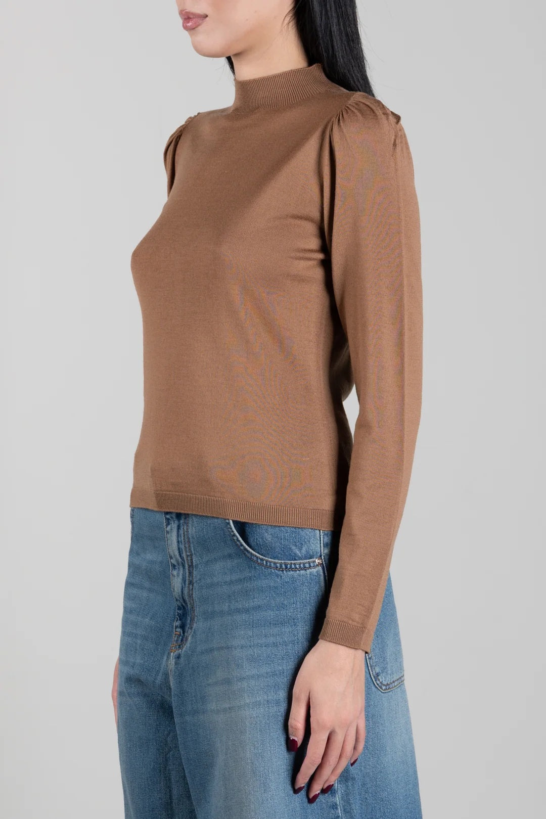 Twinset mock-neck top