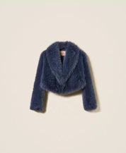 Twinset short faux fur jacket