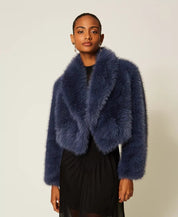 Twinset short faux fur jacket