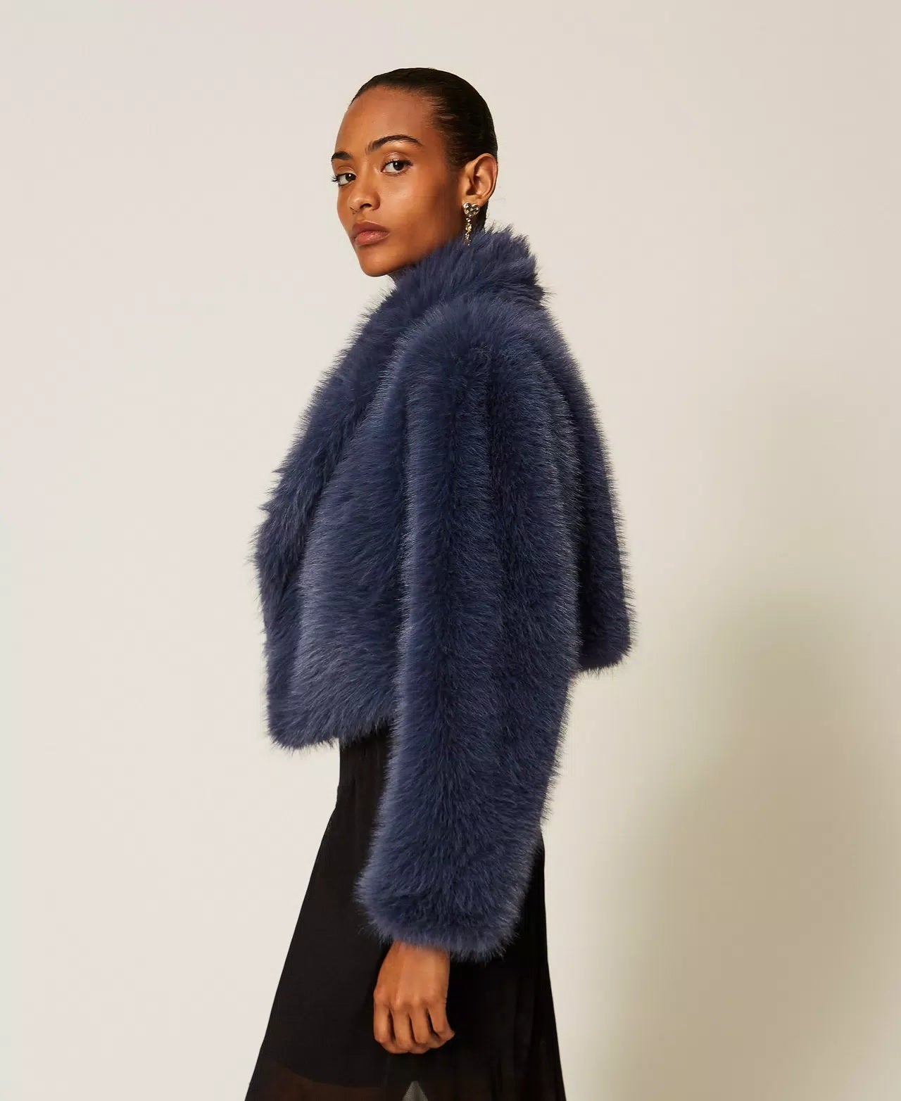 Twinset short faux fur jacket