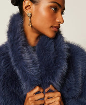 Twinset short faux fur jacket