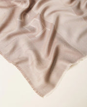 Jacquard stole with Twinset logo