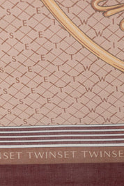 Kefiah con stampa catene Twinset