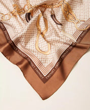 Twinset printed satin scarf