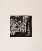 Twinset printed satin scarf