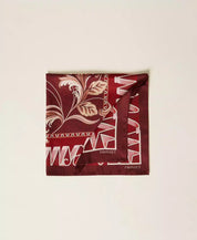 Twinset printed satin scarf