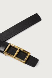 Reversible belt with Twinset logo buckle