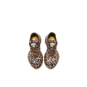 Joia Paris Claw sneakers in animal-print suede